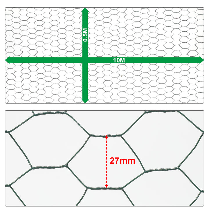Sonnewelt Wire Fence Metal Mesh Fence Rabbit Wire Galvanized