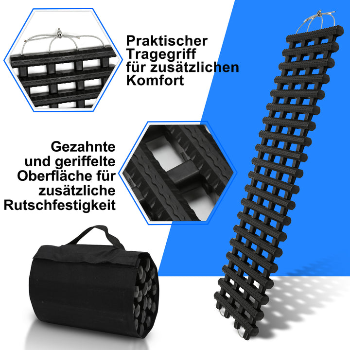 Sonnewelt Auto Anfahrhilfe Traktionshilfe 2er-Set 80cm/100cm