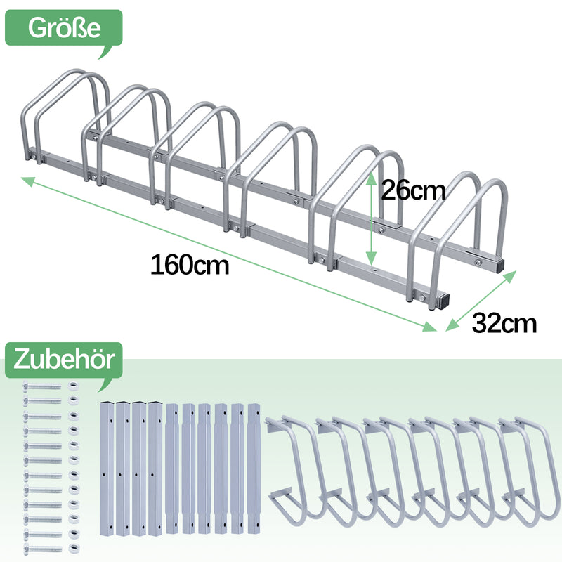 Sonnewelt Fahrradständer für 2/3/4/5/6 Fahrräder