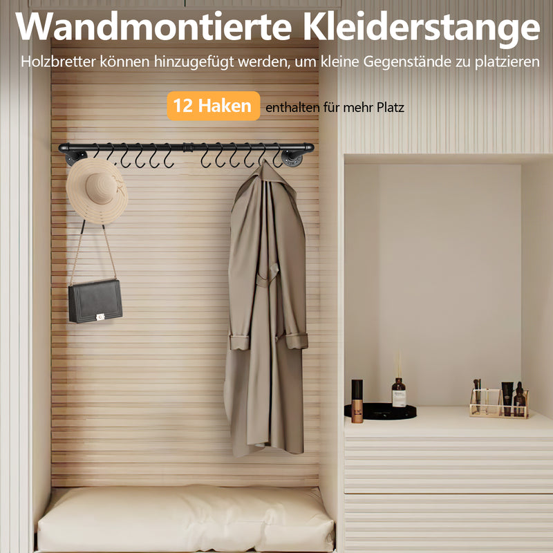 Sonnewelt Kleiderstange Wandmontage 92cm