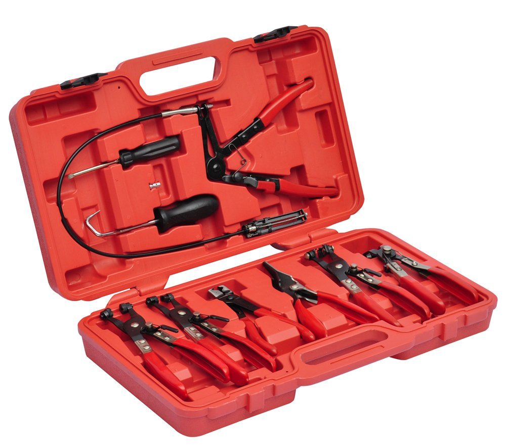 Sonnewelt 11tlg Schlauchklemmenzange mit Tragekoffer