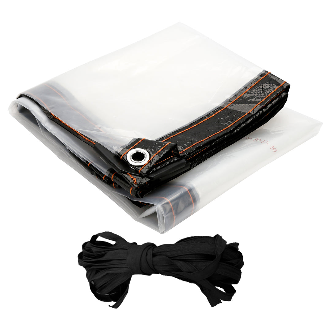 Sonnewelt Transparent Tarpaulin Waterproof with eyelets