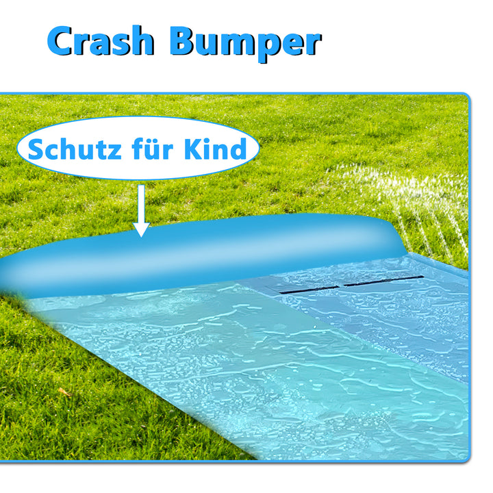 Sonnewelt Kinder Wasserrutsch PVC Rasen Pool