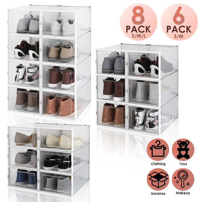 Sonnewelt Schuhbox mit 6-8 Boxen Stapelbar