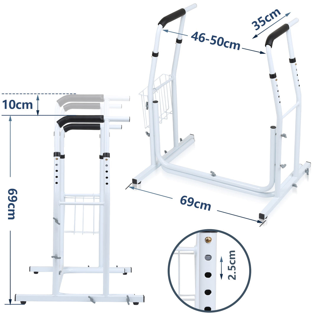Sonnewelt Toilets Standing Aid Toilet Support Height Adjustable
