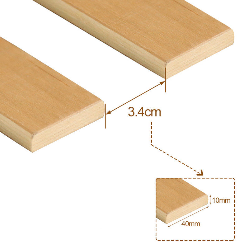Sonnewelt slatted frame 90x200cm roll-up slatted frame