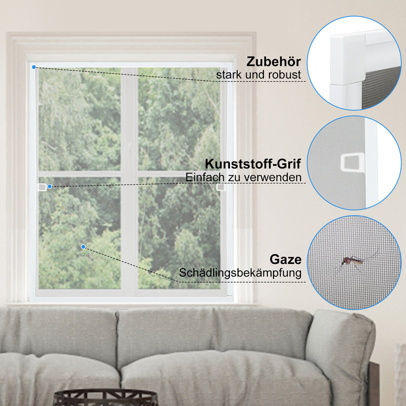 Sonnewelt Fliegengitter Tür Fenster Insektenschutz