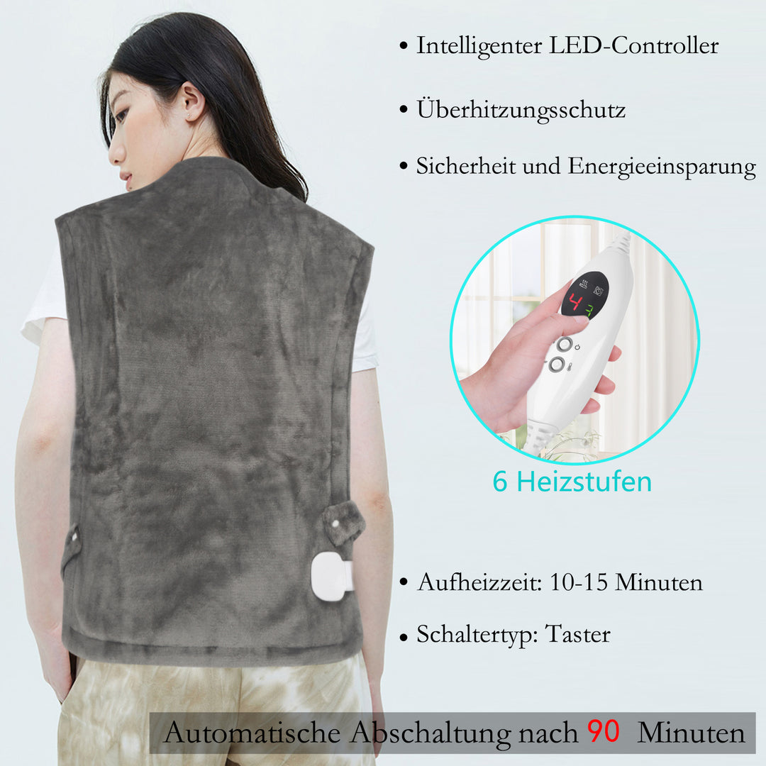 Sonnewelt Heizkissen Rücken Schulter Nacken mit 6 einstellbaren