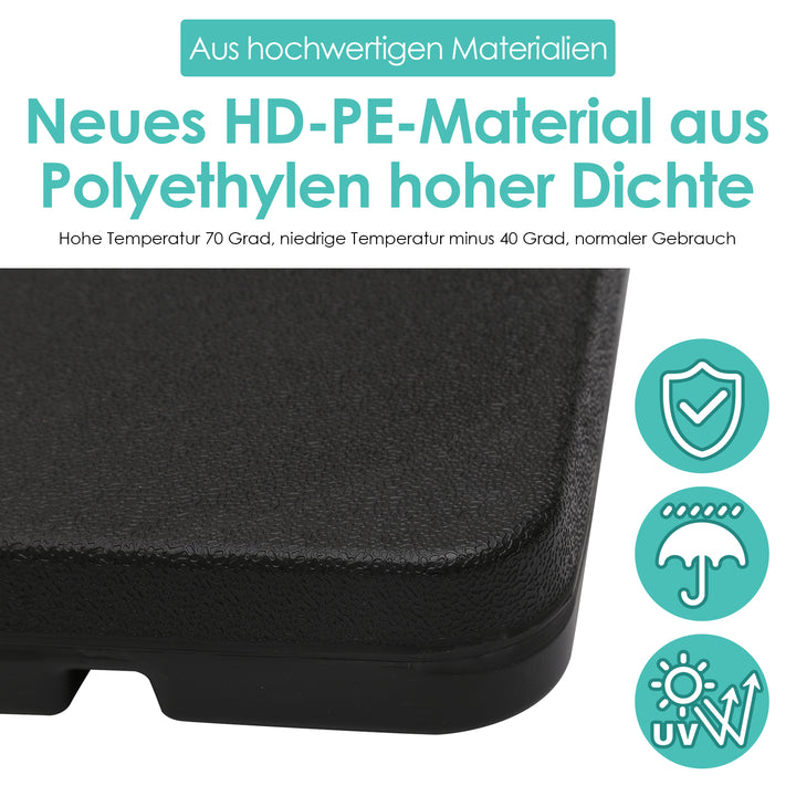 Sonnewelt Schirmständer befüllbar 100kg