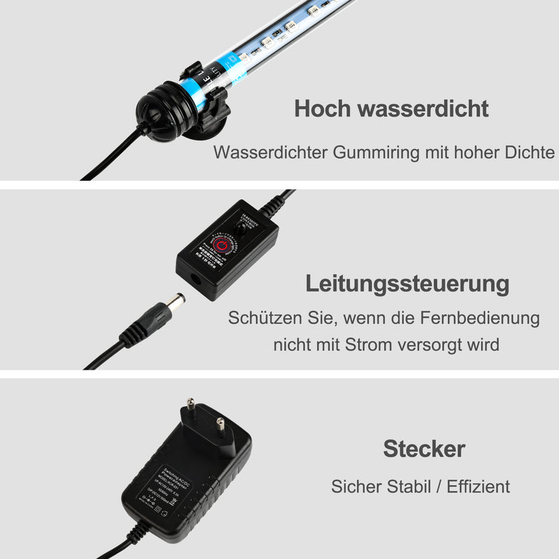 Sonnewelt LED Aquarium Beleuchtung RGB Wasserdicht