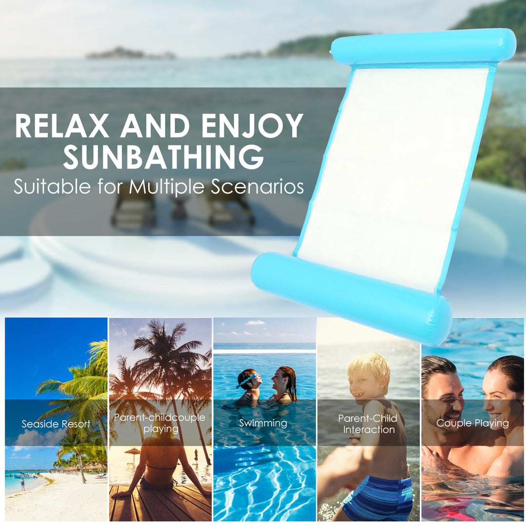 Sonnewelt Wasserliege Aufblasbare Schwimmenden Hängematte