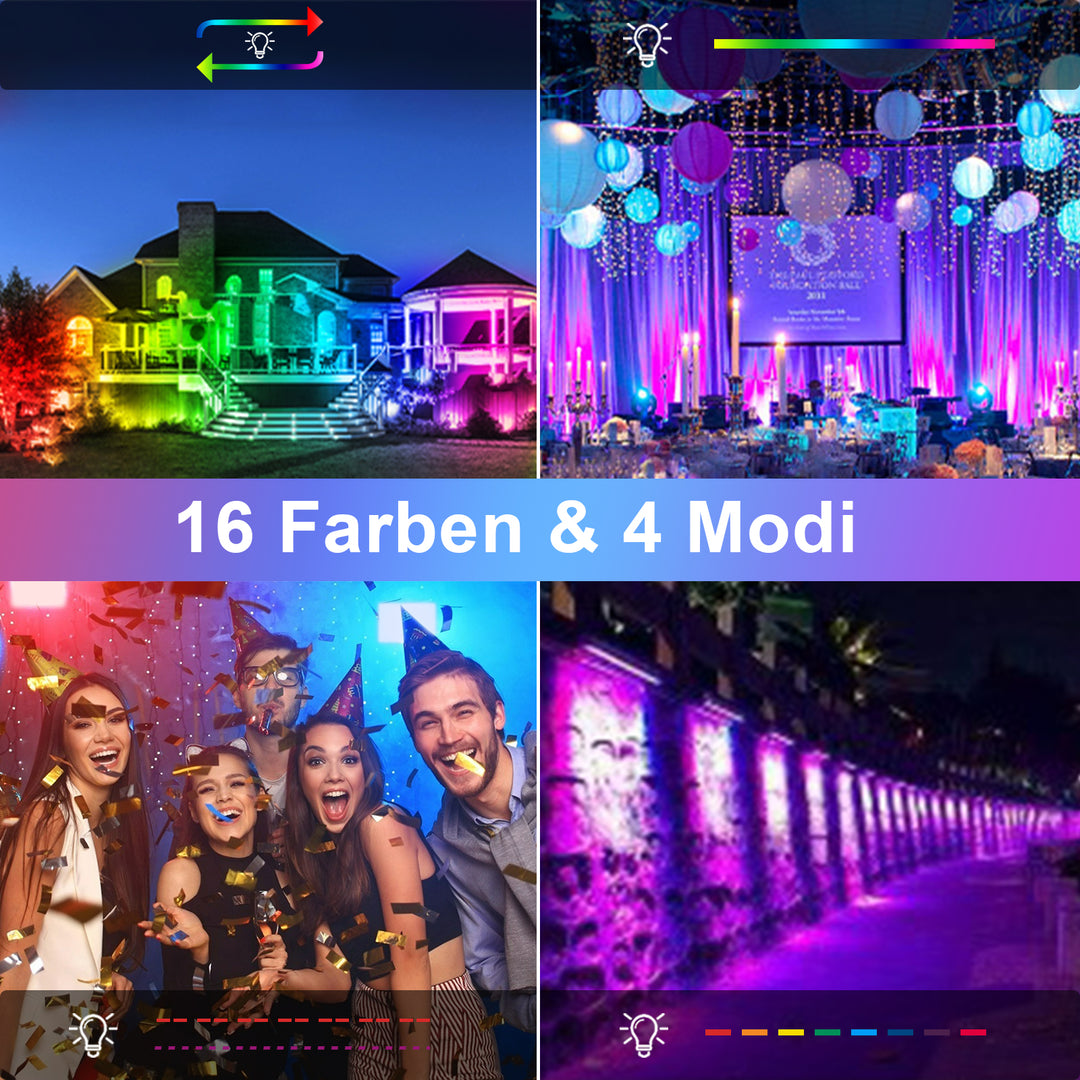 Sonnewelt RGB spotlight color changing floodlight IP66