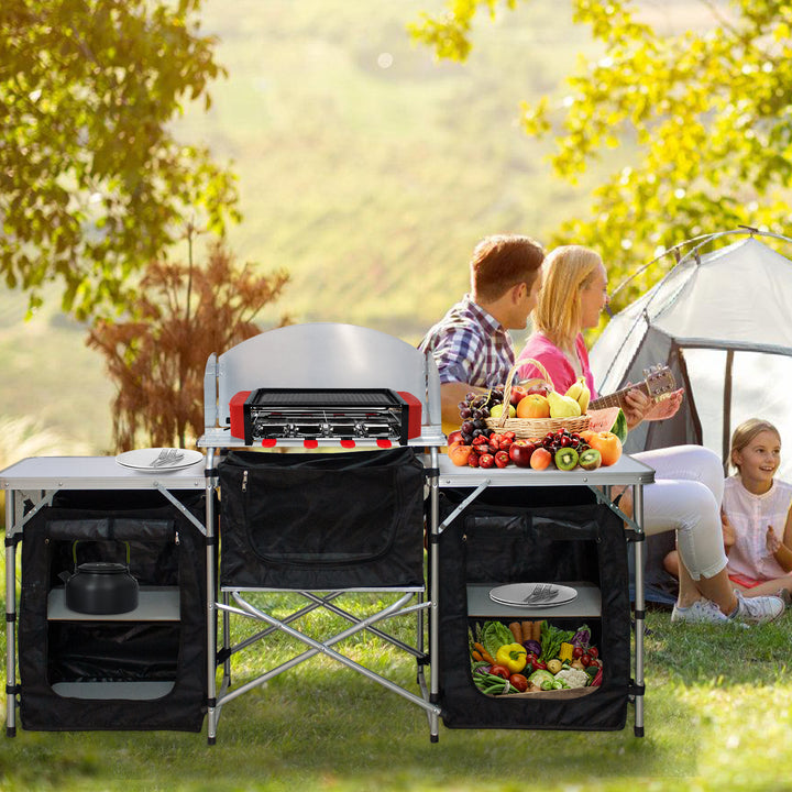 Sonnewelt Campingküche Alu 5 Fächer