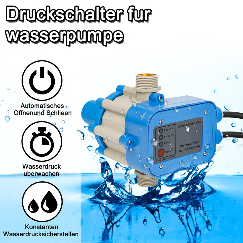 Sonnewelt Pumpenschalter Druckschalter 10 bar