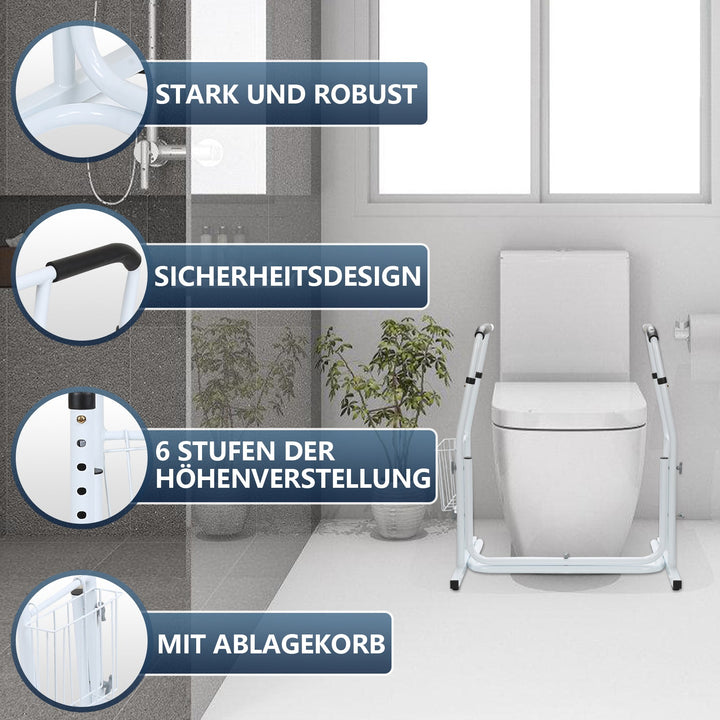Sonnewelt Toilets Standing Aid Toilet Support Height Adjustable