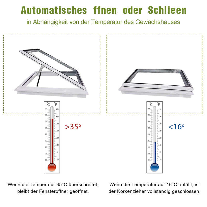 Sonnewelt  Fensteröffner Automatischer Hubkraft max.14kg