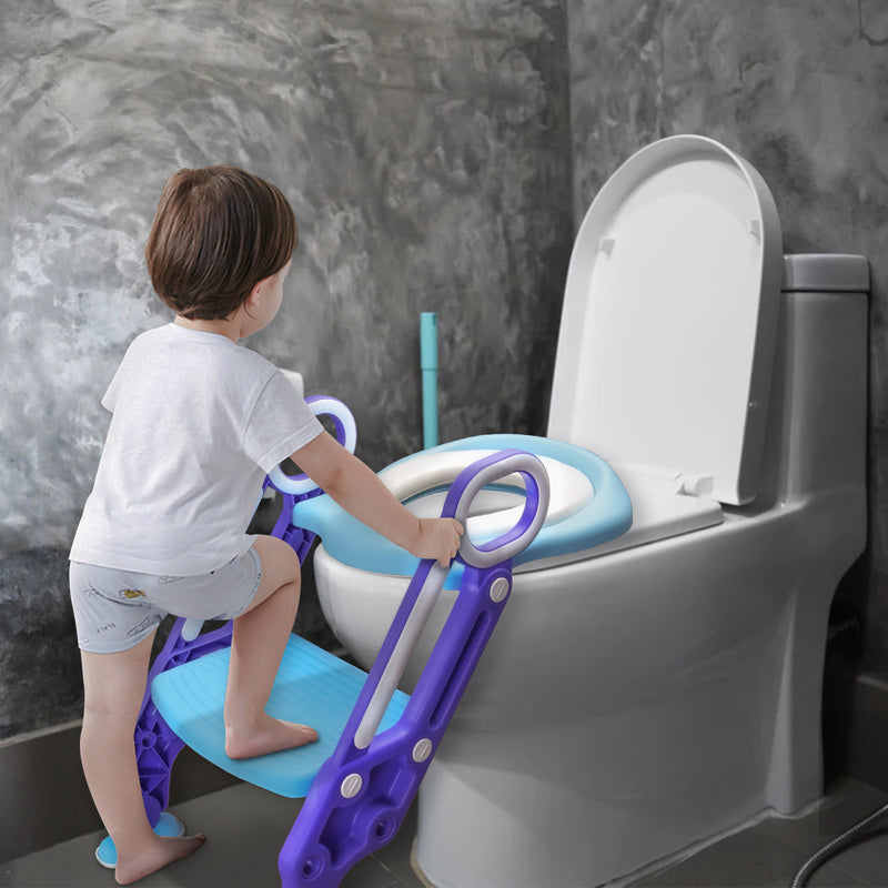 Sonnewelt Toilettentrainer mit Treppe Kinder Lerntöpfchen