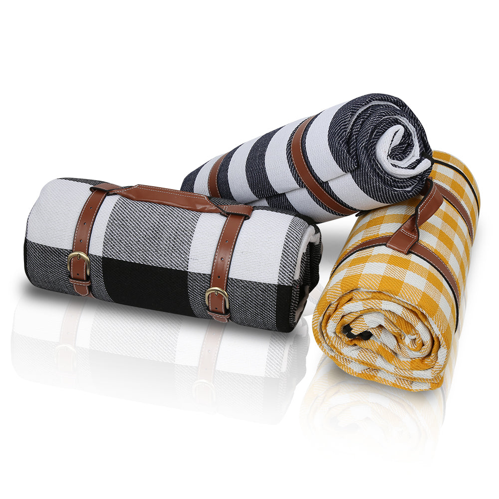 Sonnewelt Picknickdecke wasserdicht tragbar (200×200cm)