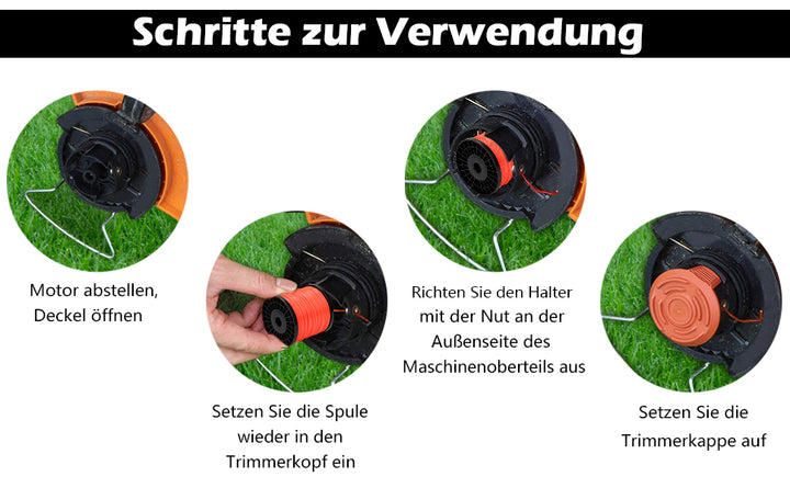 Sonnewelt Trimmerfaden Mähschnur Nylonfaden 100m