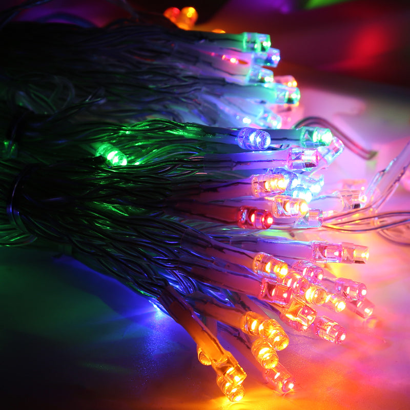 Sonnewelt LED Lichterkette mit Sternen mit 9 Girlanden