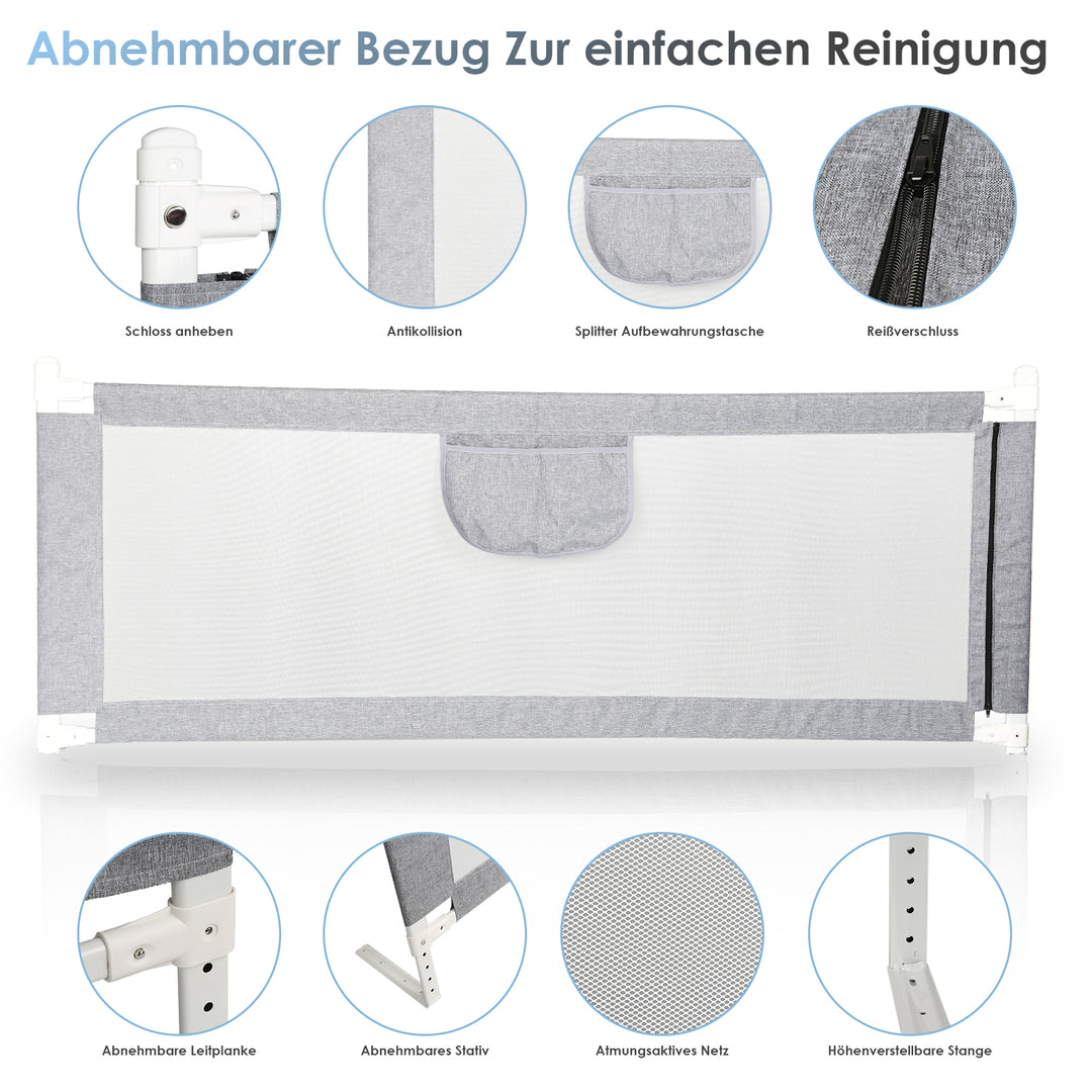 Sonnewelt baby bed rail bed rail height adjustable