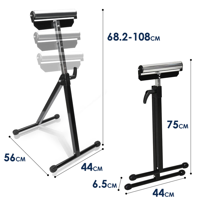 Sonnewelt Rollenbock 68-108CM Höhenverstellbar klappbar