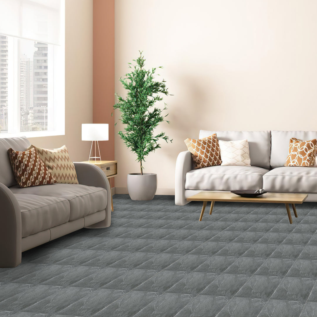 Sonnewelt PVC Bodenbelag Selbstklebend Fliesen 30x30cm