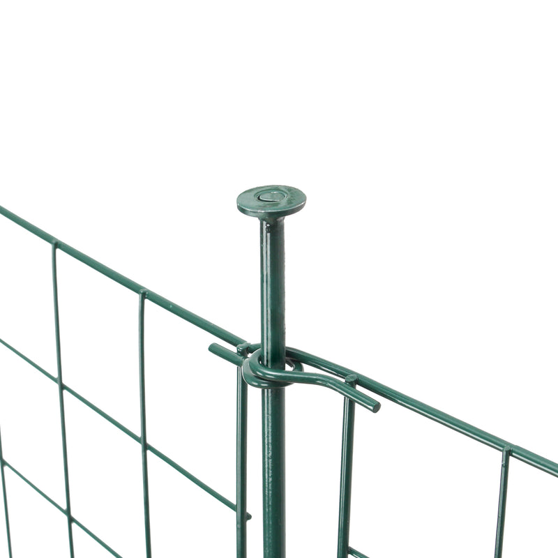 Sonnewelt Teichzaun Gartenzaun 11tlg Set