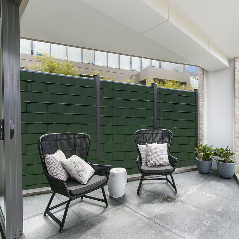 Sonnewelt PVC privacy strips green UV-resistant 10X