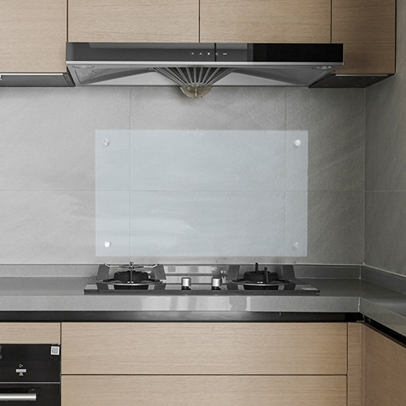 Sonnewelt Spritzschutz Küche Glasrückwand Klarglas/Milchglas