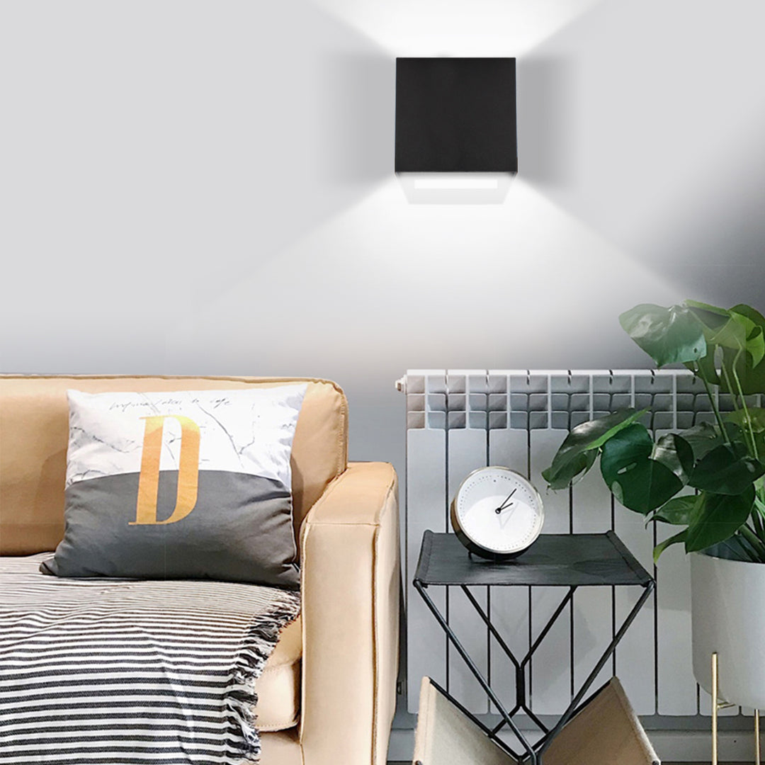 Sonnewelt LED Wandleuchte Wasserdicht Außen 7W/12W