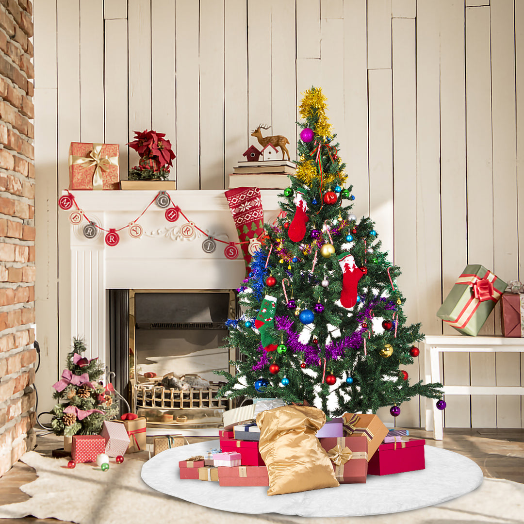 Sonnewelt Christmas tree blanket 78/90/122cm plush Christmas tree blanket