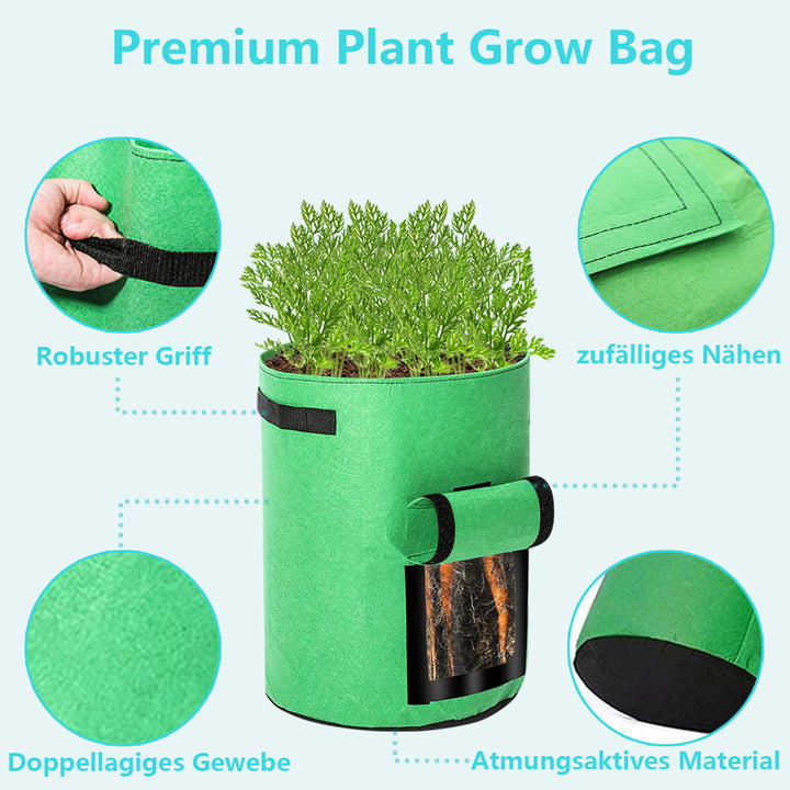 Sonnewelt Pflanzsack Pflanztasche 5 Stück