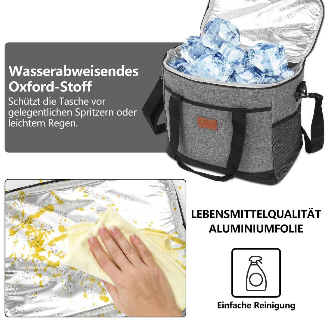 Sonnewelt Kühltasche Faltbar mit Kühlakku
