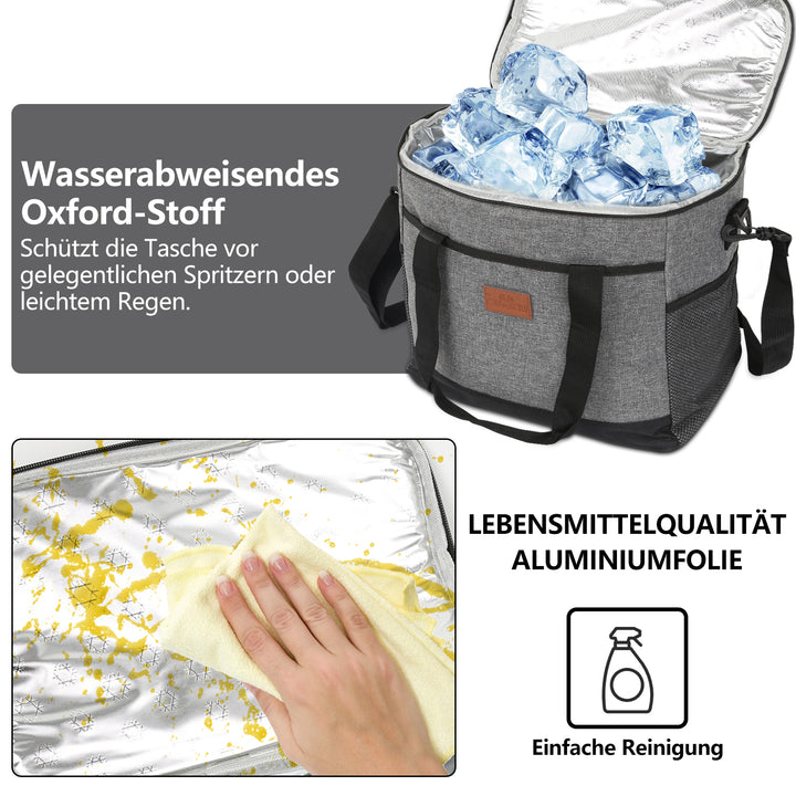 Sonnewelt Kühltasche Faltbar mit Kühlakku