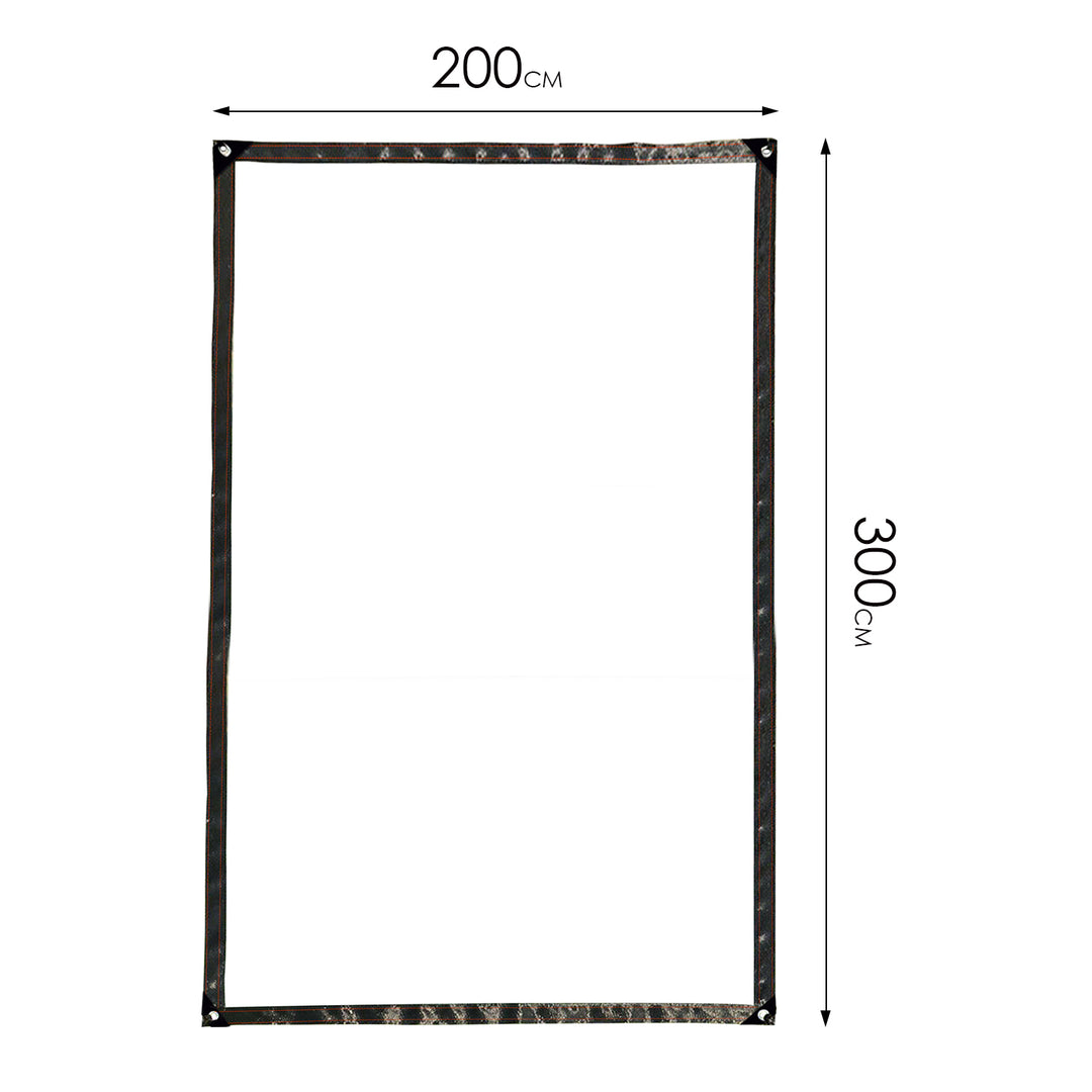 Sonnewelt Transparent Tarpaulin Waterproof with eyelets