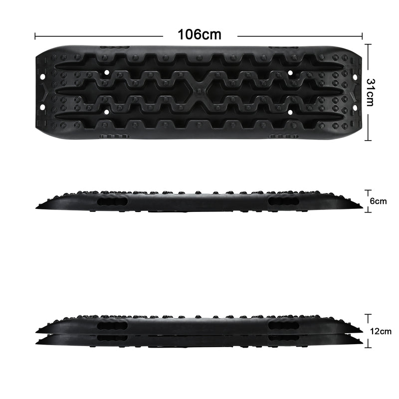 Sonnewelt Anfahrhilfe Recovery Board Offroad Tracks 2 Stück