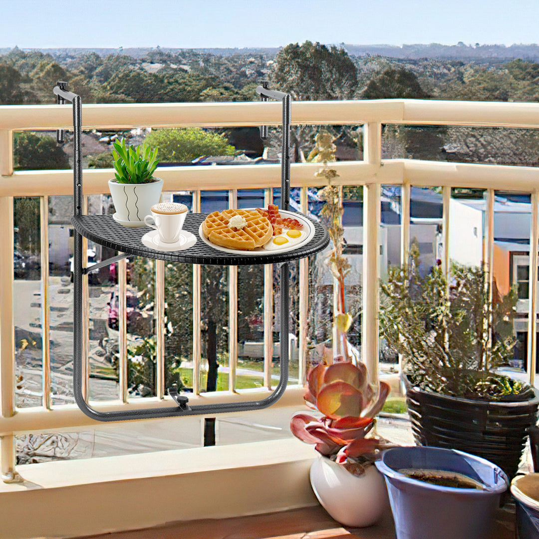 Sonnewelt Balkonhängetisch klappbar Balkontisch