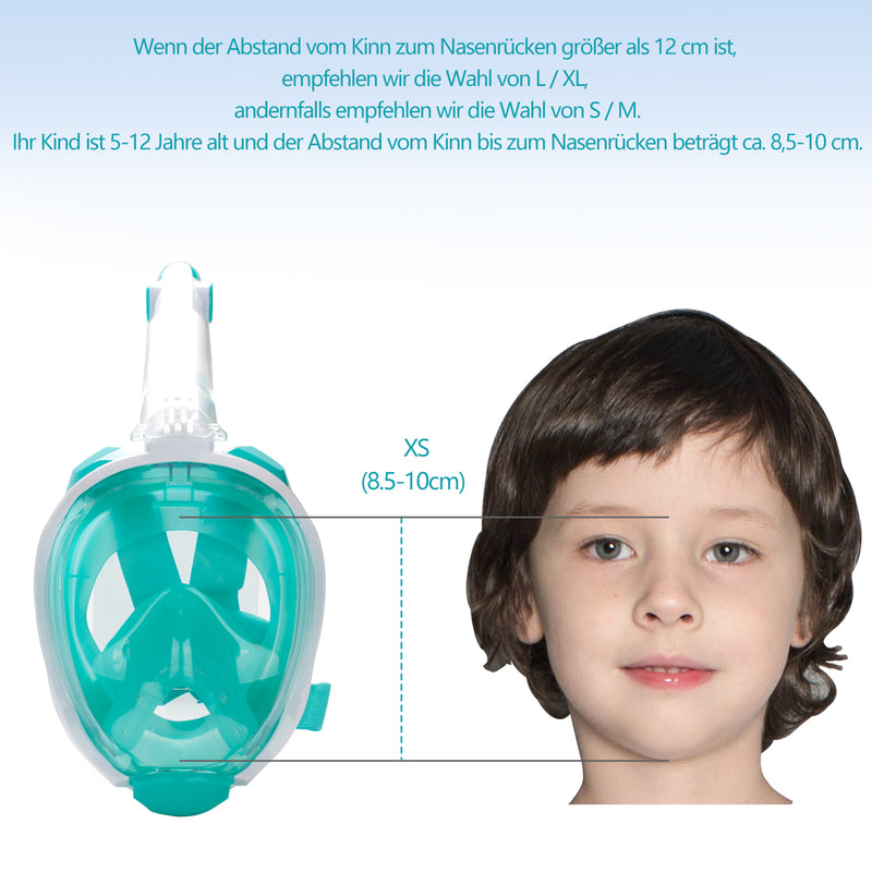 Sonnewelt Kinder Schnorchelmaske Tauchermaske