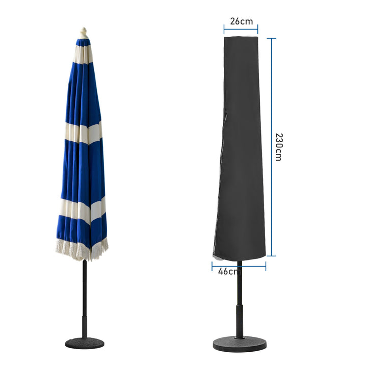 Sonnewelt Ø 350 Sonnenschirmhülle Rechteckig UV-Schutz