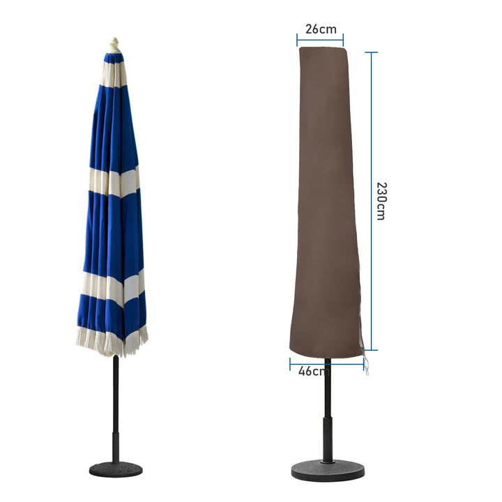 Sonnewelt Ø 350 Sonnenschirmhülle Rechteckig UV-Schutz