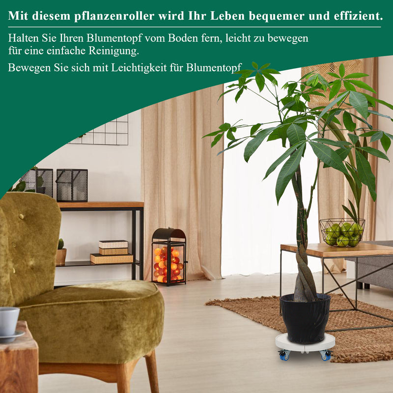 Sonnewelt Pflanzenroller mit Rollen Tragkraft 200 kg