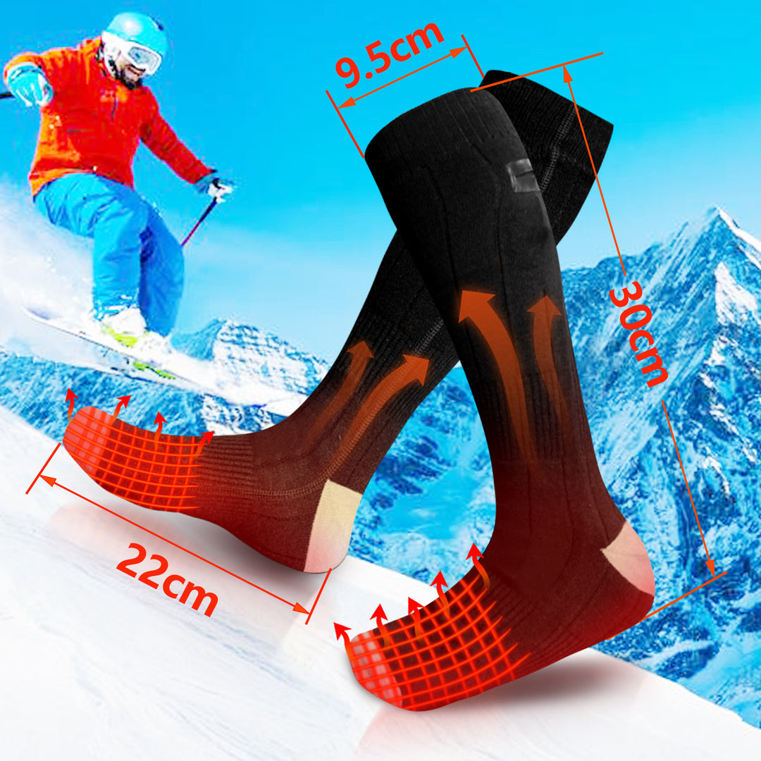 Sonnewelt Beheizte Socken Herren Damen Wiederaufladbar