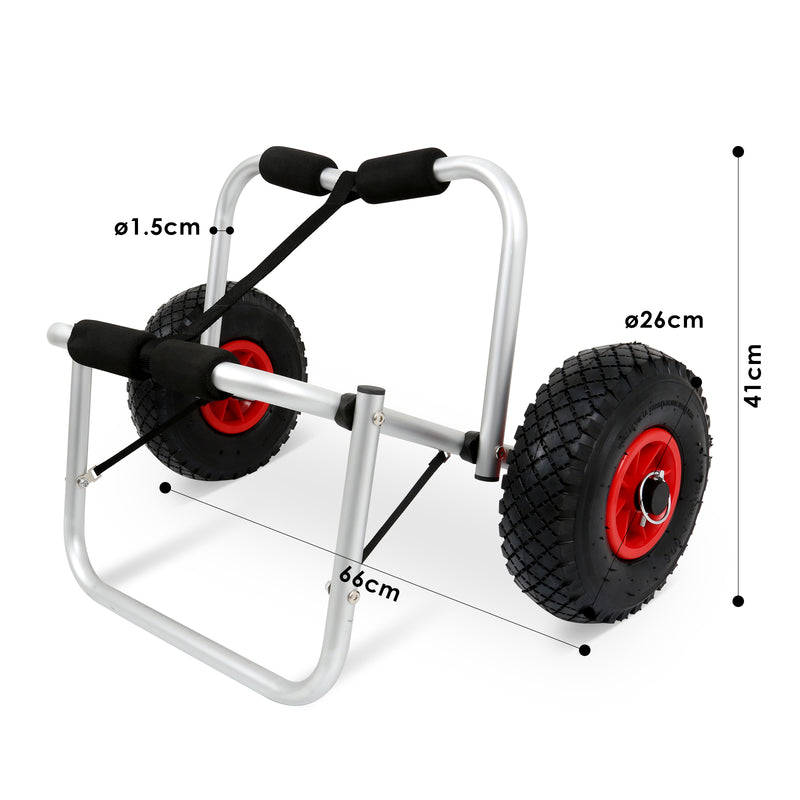 Sonnewelt Faltbarer Kajakwagen Bootswagen 75kg
