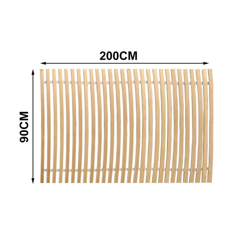 Sonnewelt slatted frame 90x200cm roll-up slatted frame
