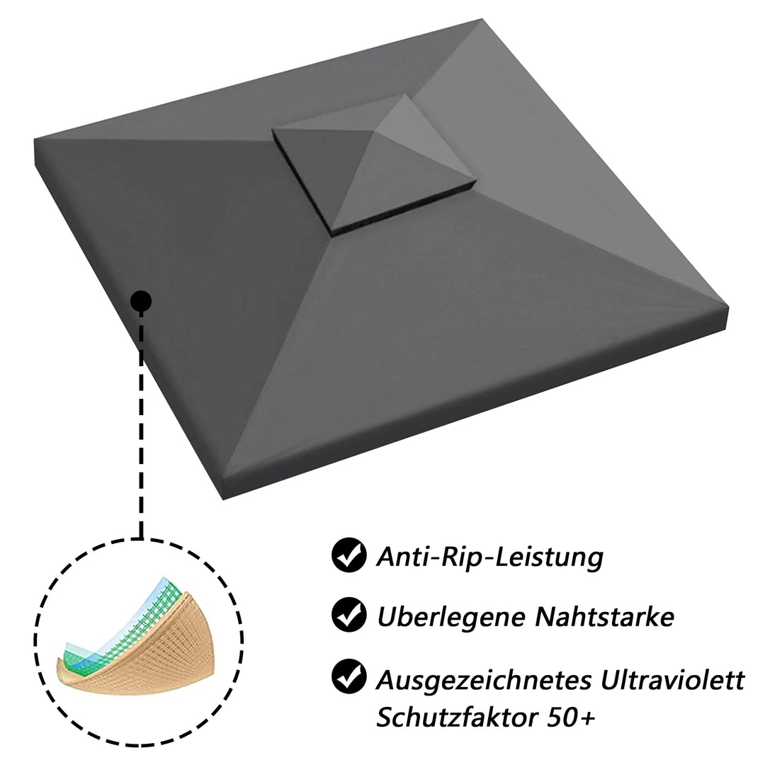Sonnewelt Ersatzdach Pavillondach 3x3m