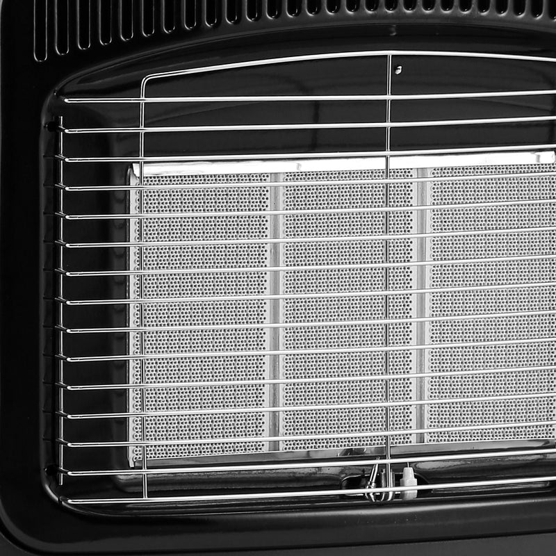 Sonnewelt Gasheizofen 4,2 KW und 1260W Elektrische Gasheizung