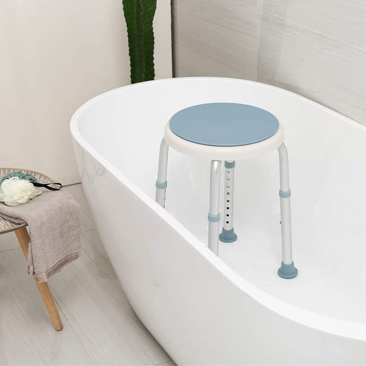 Sonnewelt Duschhocker Duschstuhl 360°Drehbarer