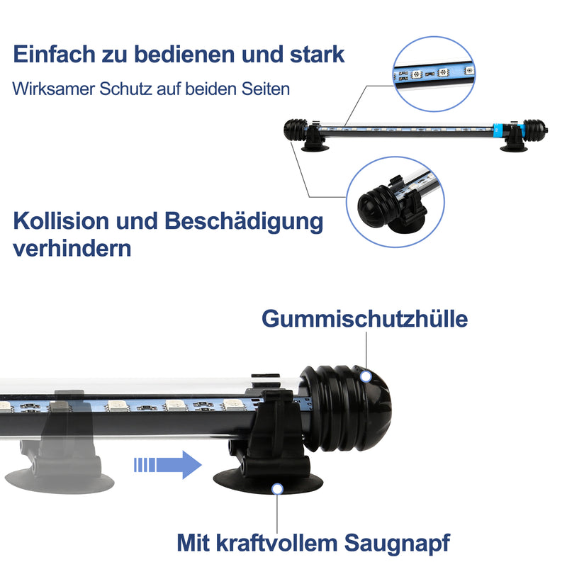 Sonnewelt LED Aquarium Beleuchtung RGB Wasserdicht