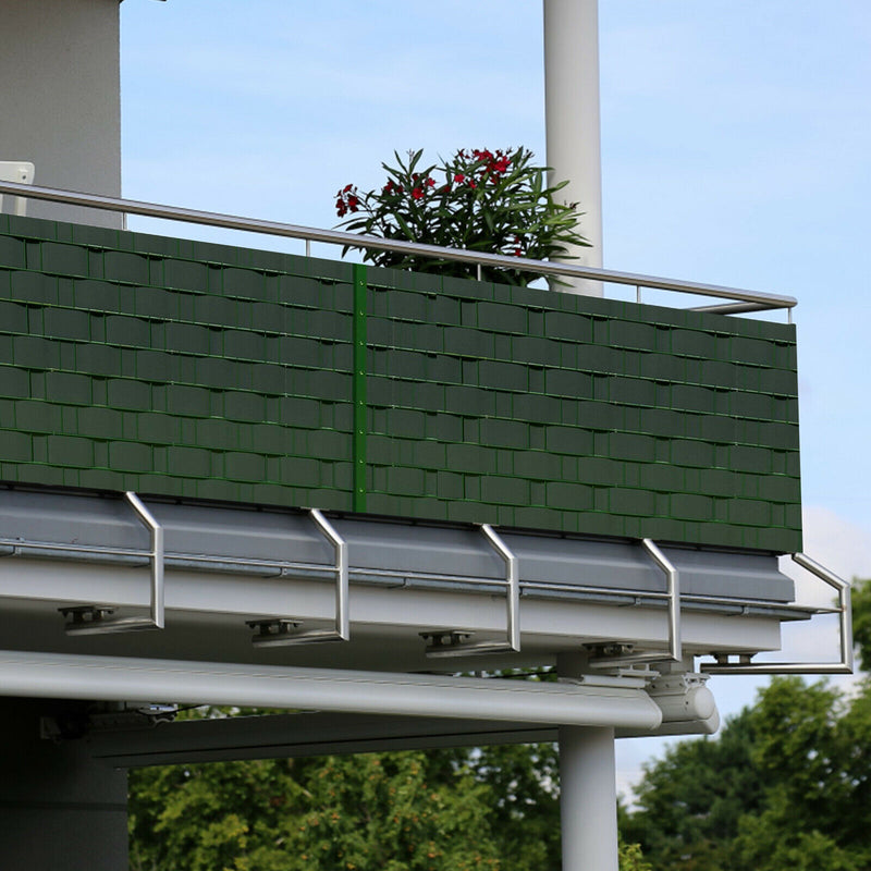 Sonnewelt PVC Sichtschutzstreifen Grün UV-bestädig 10X